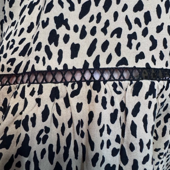 Avenue Leopard Stance High Low Tunic Blouse Plus Size 30/32 - Picture 6 of 7